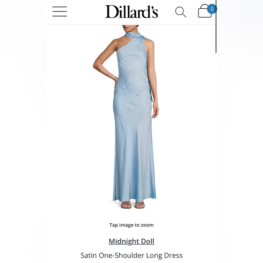 Blue High Neck Dress!
